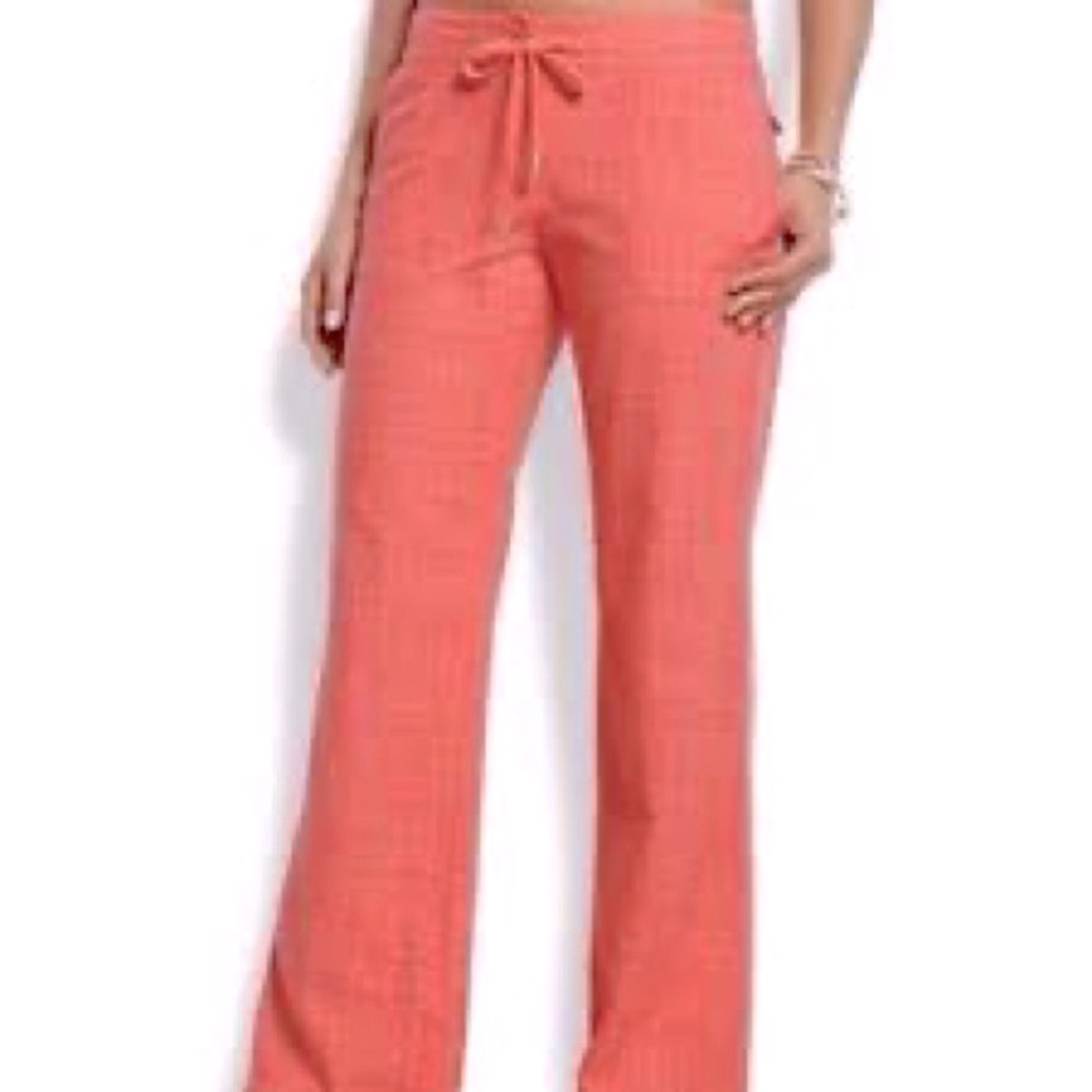 NWOT,Tommy Bahama Yacht-Wear Coral/Orange Flared-Legged Pants,Size 10-NBW